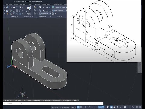 Видео: Основы моделирования AutoCAD 3D ШАГ ЗА ШАГОМ