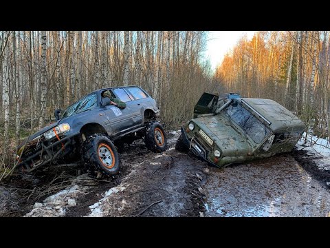 Видео: Разложили УАЗ, жесткий оффроуд, чем дальше - тем хуже