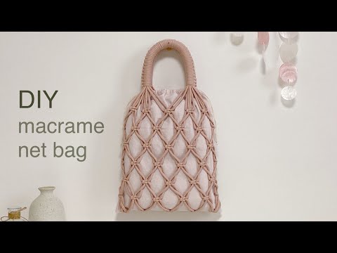 Видео: DIY | macrame net bag | сетка макраме