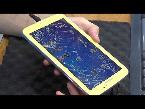 Видео: Разбито сенсорное стекло. Планшет Samsung Galaxy Tab 3 7.0 SM-T210 (GT-P3210). Замена тачскрина