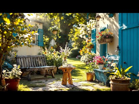Видео: Превращение небольшого сада с использованием переработанных материалов в деревенское, классическое