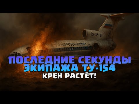Видео: «Крен Растёт!» Последние Секунды Экипажа Ту-154