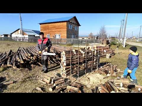 Видео: дрова пилю теперь только так 2. #штиль #дрова