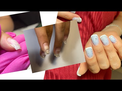 Видео: Укрепление акригелем!!!ПРОСТО И ЭФЕКТНО🤩🤩🤩