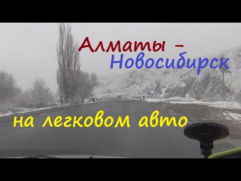 Видео: Едем на автомобиле из Алматы в Новосибирск. Дорога из Алматы в Новосибирск через Талдыкорган, Семей.