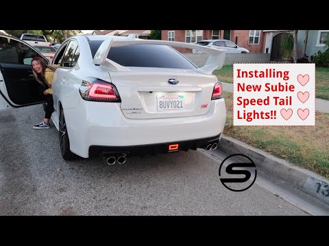 Видео: Установка заднего фонаря и 4-го стоп-сигнала Subaru STI / WRX SubiSpeed ​​2020 года