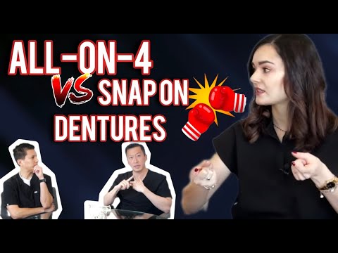 Видео: Зубные протезы Snap-on и имплантаты All-on-4: мнения специалистов по имплантации зубов