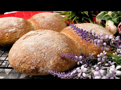 Видео: Хватит покупать хлеб! Идеальный рецепт швейцарского хлеба БУРЛИ всего с 2 г дрожжей.