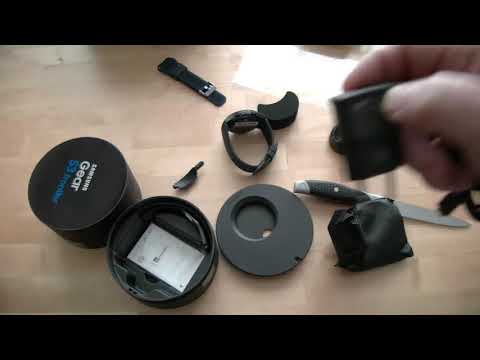 Видео: Распаковка и первое включение Samsung Gear S3 Frontier