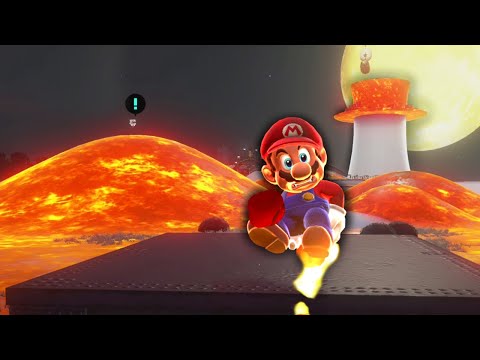 Видео: Mario Odyssey, но пол — это лава.