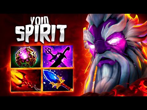 Видео: ПСИХ на Void Spirit - лютая ЗАРУБА на мид СПИРИТЕ Dota 2