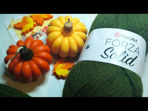 Видео: Огляд пряжа YarnArt FORZA Solid