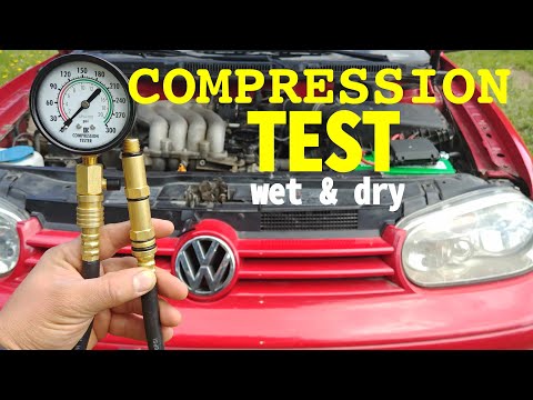 Видео: КАК ПРОВЕРИТЬ КОМПРЕССИЮ ДВИГАТЕЛЯ. СУХИЕ И МОКРЫЕ ИСПЫТАНИЯ.