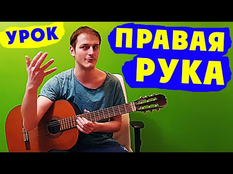 Видео: Гитара и правая рука: ПОДРОБНЫЙ УРОК 🎸 бой для новичков