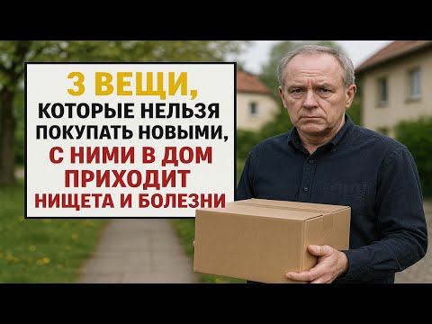 Видео: Три вещи, которые нельзя покупать новыми: бедность войдёт в дом, если нарушить правило