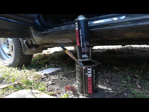 Видео: Правильная обработка порогов пушсалом. Антикоррозийная подготовка авто.