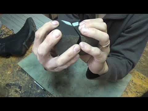 Видео: Масштабный ремонт. Каблуки, набойки, треснутая подошва, задний шов