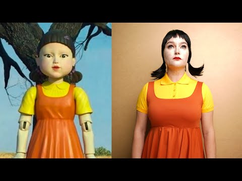 Видео: Училка стала КУКЛОЙ ИЗ ИГРЫ В КАЛЬМАРА! Squid Game!