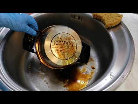 Видео: Проверка и обзор чистящего средства ШУМАНИТ для чистки кастрюли.