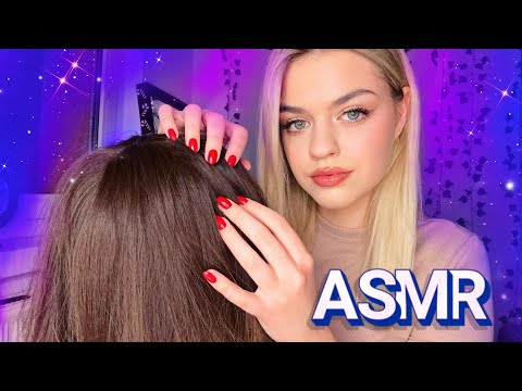 Видео: АСМР💆🏻‍♀️Массаж головы💆🏻‍♀️уход за волосами