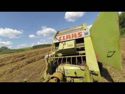 Видео: Обзор пресс подборщика Claas rolland 44