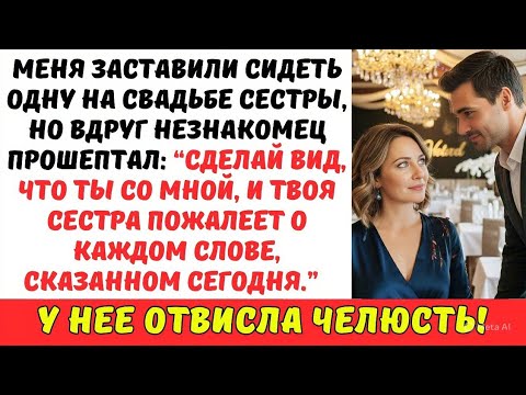 Видео: Меня ОСТАВИЛИ ОДНУ на свадьбе сестры — и вдруг незнакомец прошептал: «ПРИТВОРИСЬ, что ты СО МНОЙ»