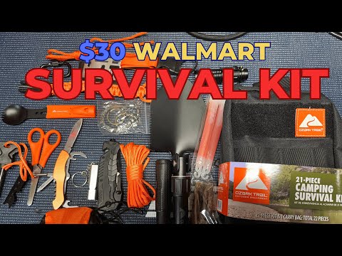 Видео: Обзор набора для выживания Walmart Survival Kit за 30 долларов от Ozark Trail: хорош ли он?