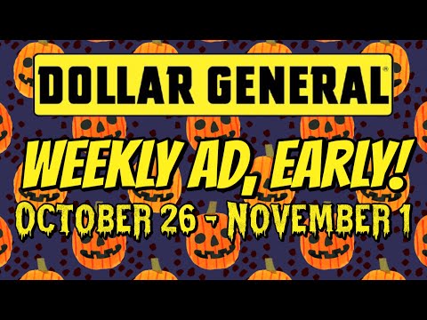 Видео: 🚨ПРЕДВАРИТЕЛЬНЫЙ ВЗГЛЯД🚨РЕКЛАМА DOLLAR GENERAL ЕЖЕНЕДЕЛЬНАЯ РАСПРОДАЖА С 26 ОКТЯБРЯ ПО 1 НОЯБРЯ 2...