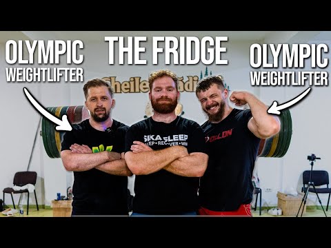 Видео: Два олимпийца и холодильник делятся лучшими секретами приседаний со штангой на спине