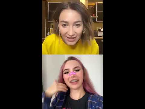 Видео: Ольга Бузова и Марьяна Ро прямой эфир Инстаграм 23 04 2020