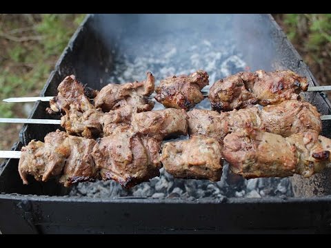 Видео: Шашлык из утки мулард.