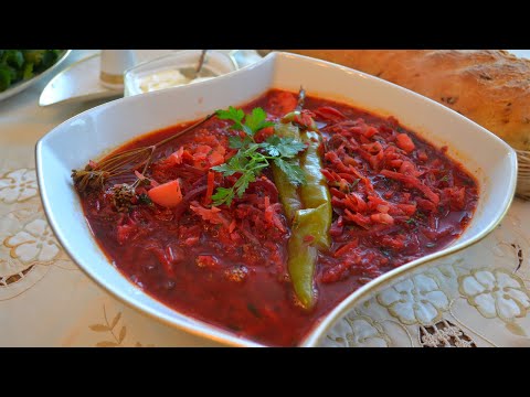 Видео: Наваристый БОРЩ очень вкусно весь СЕКРЕТ в приправах БЕЗ МЯСА