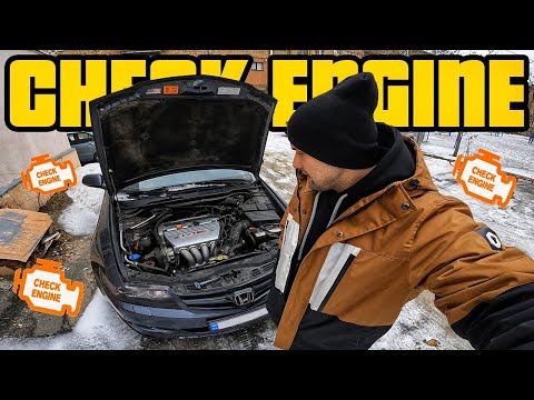 Видео: Honda Accord 7 Check engine... Ошибка 0301...0302...0303...0304