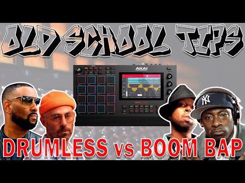 Видео: Учебное пособие по Akai MPC. СТАРАЯ ШКОЛЬНАЯ техника DRUMLESS против обычного Boom Bap, и как УЛУ...