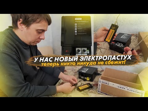 Видео: У нас новый мощный электропастух. Малинка в шоке!