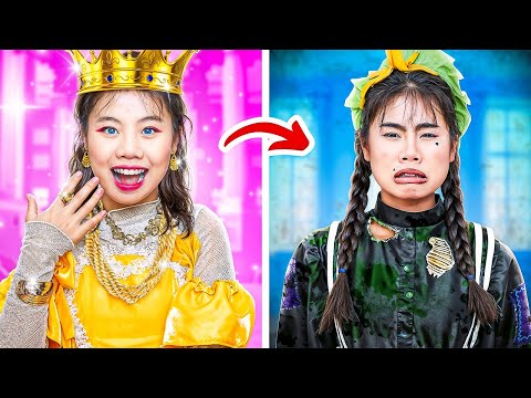 Видео: Принцесса Стала Служанкой За Ночь! Богатая Принцесса Против Бедной Служанки Меняют Жизни!