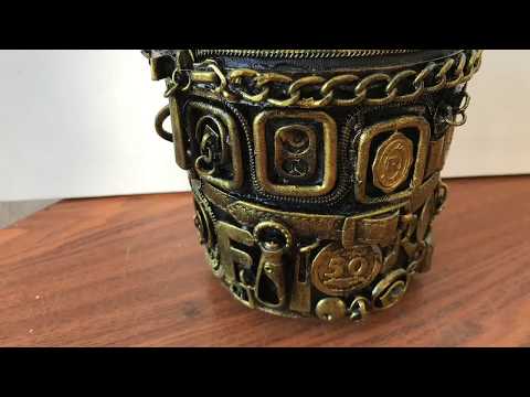 Видео: 534. Цветочный горшок в стиле Стимпанк из старого ведерка. Красота из хлама.