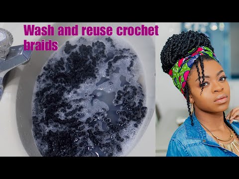 Видео: Как стирать и повторно использовать вязаные крючком косы