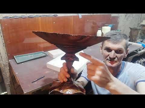 Видео: Вырезаем красивую вазу ,1часть.