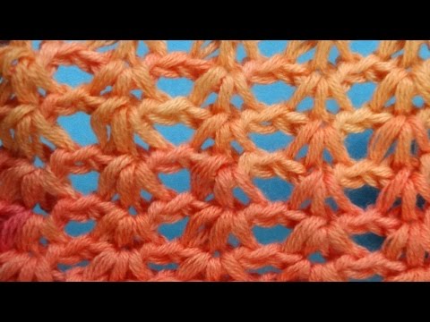 Видео: Ажурный узор Openwork crochet pattern  63