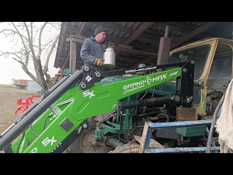 Видео: ЮМЗ6 на холодну 🚜купили добрива ЦІНА РОСТЕ 🔥 розвантаження бегів 600 кг від навантажувач Гранд Макс