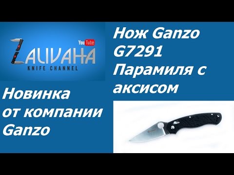 Видео: Нож Ganzo G7291и G730. Парамиля от Ганзо.