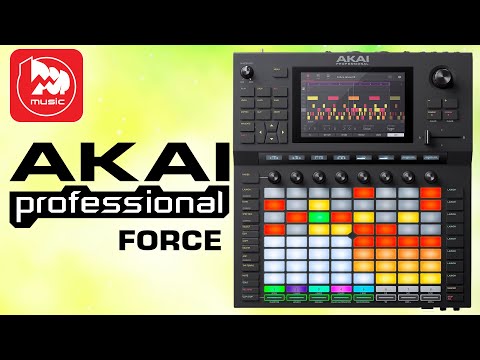 Видео: Автономный USB MIDI контроллер AKAI Pro Force. Как создать трек