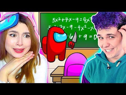 Видео: ПОСЛЕДНИЙ ДЕНЬ В ШКОЛЕ AMONG US 😜 @meels_play