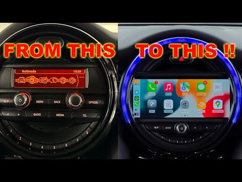 Видео: Модернизация дисплея Android/головного устройства CarPlay для MINI F-Series (F54 F55 F56 F67) с к...