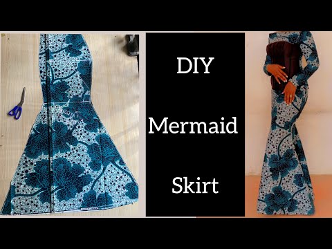 Видео: Как раскроить и сшить юбку-русалку *Юбка А-силуэта* (подробное руководство для начинающих)