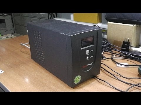 Видео: Не включается. Доп. дефект - не заряжается АКБ. ИБП(UPS) CyberPower Value 1500E-B