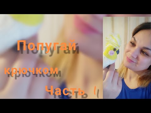 Видео: Попугайчик крючком!  Часть 1. голова+тело+хвост.