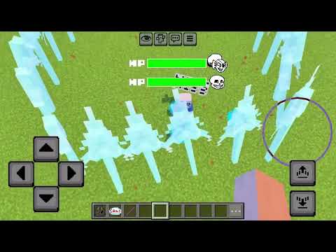 Видео: Сражение санса и андайн в майнкрафт (все моды в видео не мои (я вообще их не умею далать))