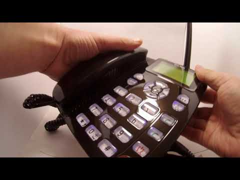 Видео: sertec zt668G - стационарный gsm телефон с большим экраном